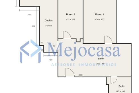 100354-27 Exclusivo Piso en Urbanización Residencial en Ciudad Lineal, en el Barrio de San Pascual.