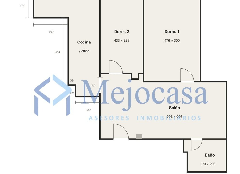 100354-27 Exclusivo Piso en Urbanización Residencial en Ciudad Lineal, en el Barrio de San Pascual.